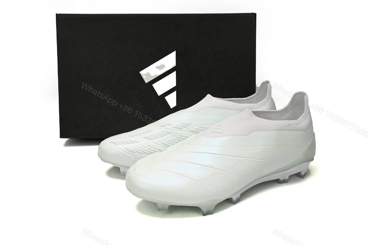 Adidas Predator Mutator 20.1 Low All White IG18029 (Laceless) — view 2