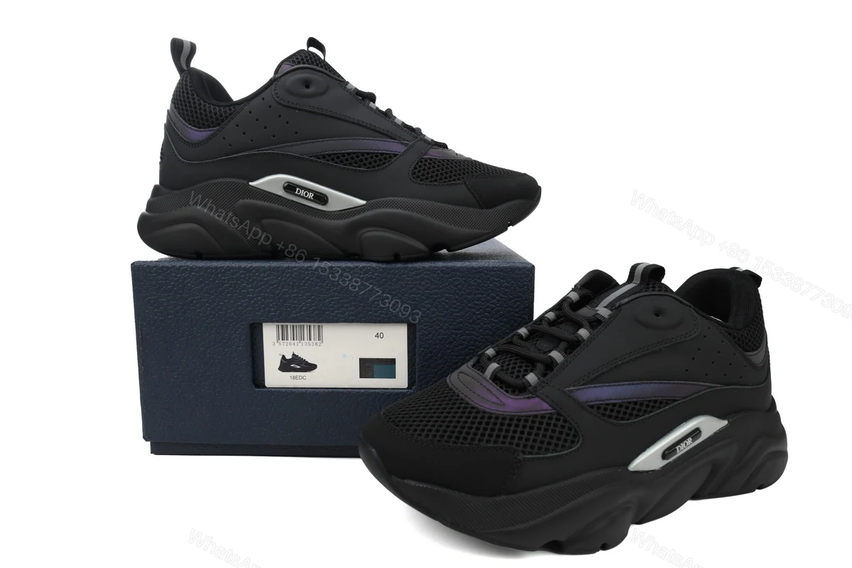 View 2 of Dior B22 Sneakers Black
