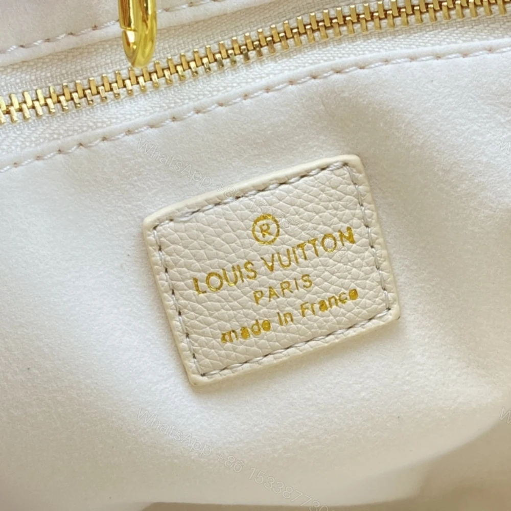 View 9 of Louis Vuitton Onthego PM Handbag Beige 25Cm M46629