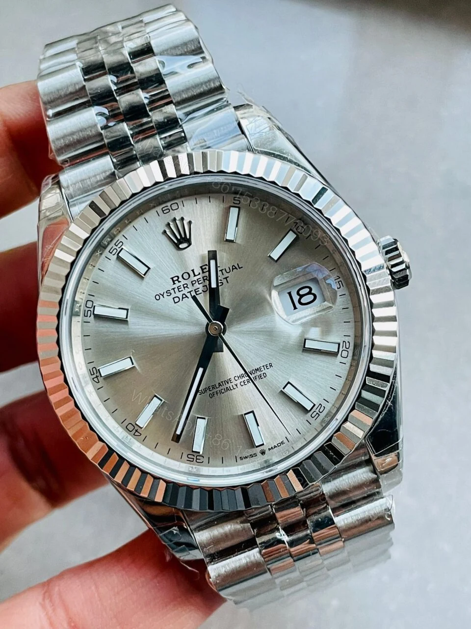 View 4 of VS Factory 1:1 Rolex DateJust 41 SS Best Edition 904L Steel Silver Dial