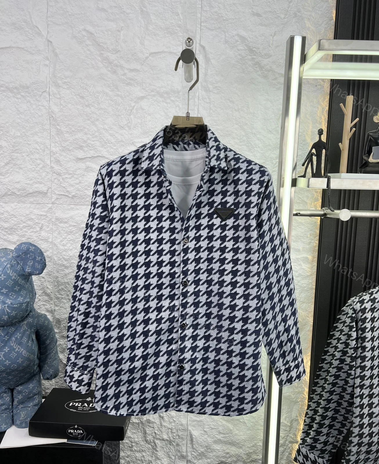 View 6 of FIRST COPY PRADA MILANO IMPORTED DENIM SHIRT