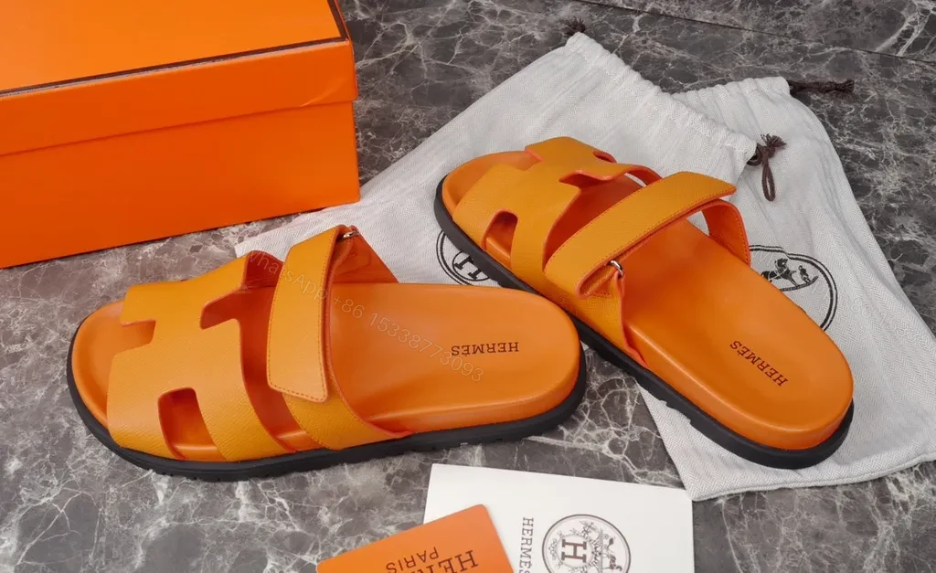 View 6 of Vibrant HermÃ ̈s Oran Sandals â€” Bold Comfort, Luxury Style