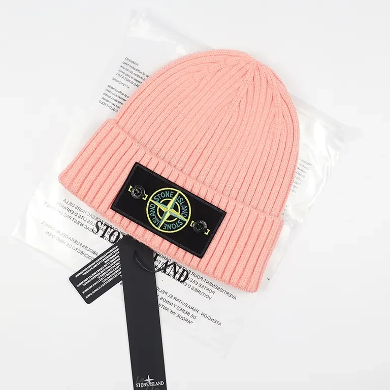 View 11 of Soft Ribbed Beanie with Stone Island Patch â€“ Everyday Warmth