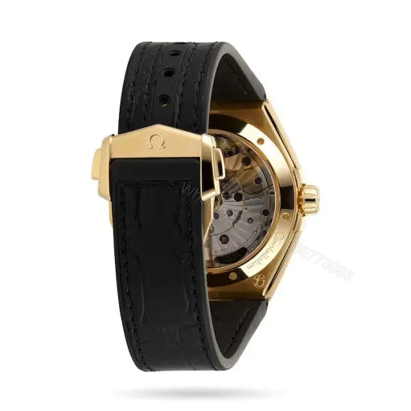 View 11 of Replica Omega Constellation Men Automatic Black Leather Watch O13163412101001