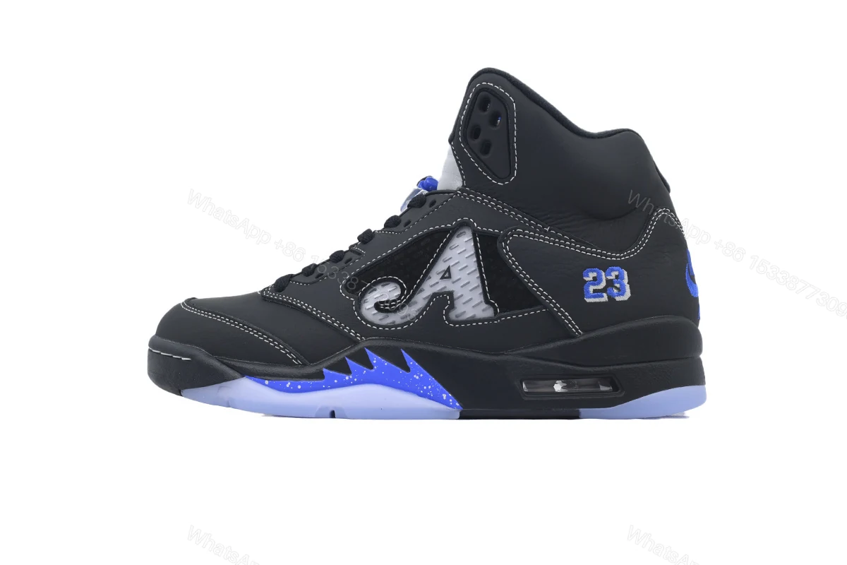View 15 of Awake NY x Air Jordan 5 Retro 'Black Racer Blue' DV4982-004
