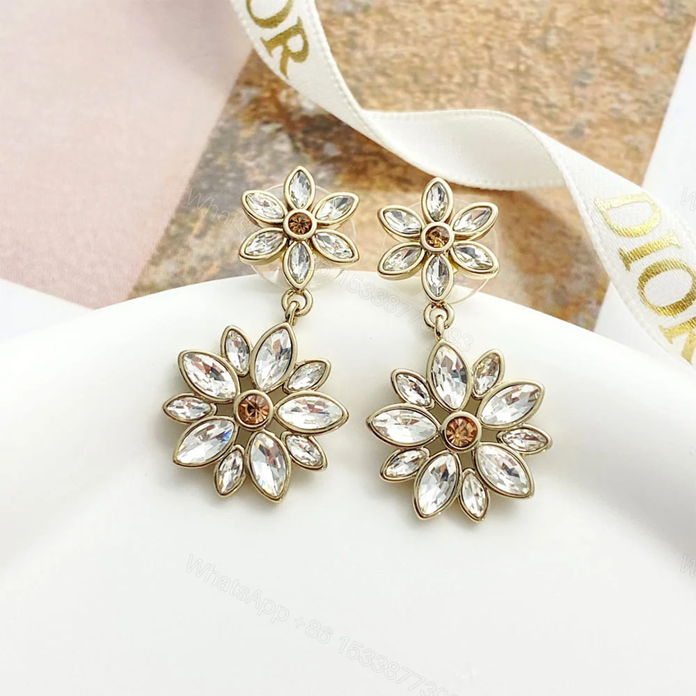 View 3 of DIOR Fleur de Glace earrings