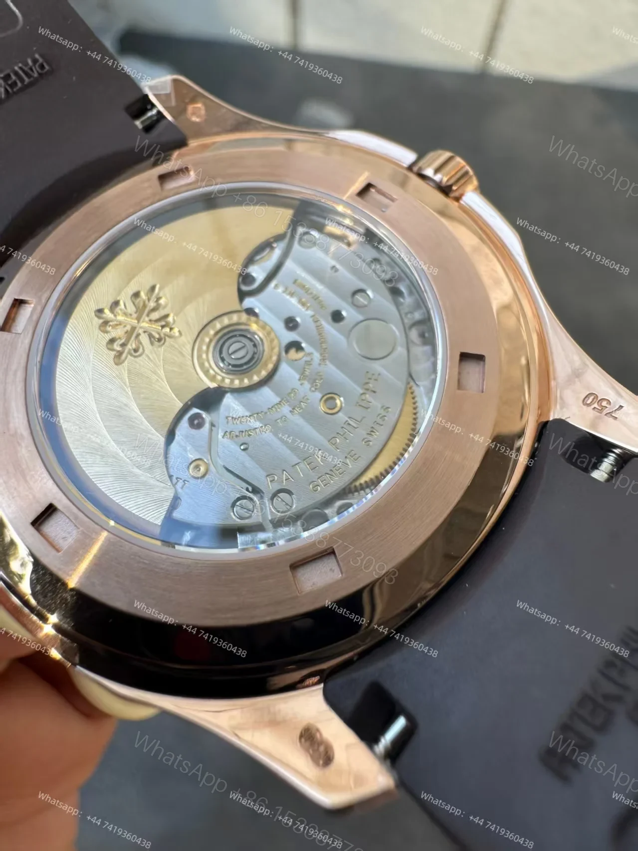 View 10 of Patek Super Clone Philippe Super Clone Aquanaut 5167R-001 Rose Gold 40MM