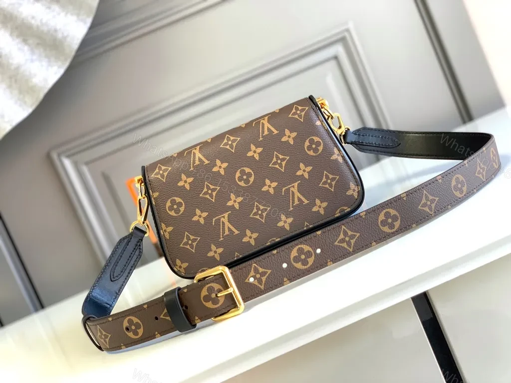 View 8 of Monogram Crossbody: Luxe Two-Tone, Everyday Couture Bag
