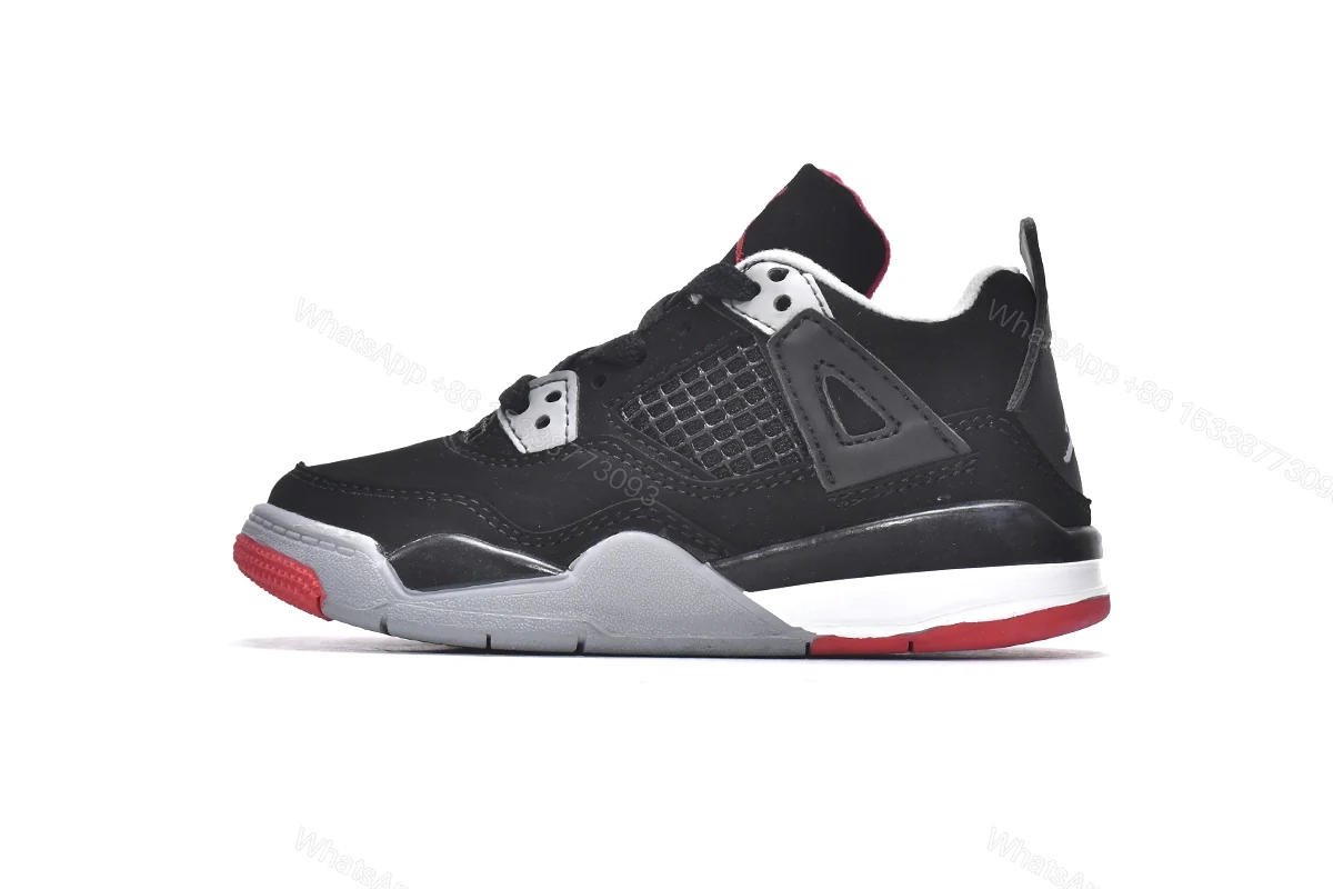 View 9 of Jordan 4 Kids Shoes Retro Bred (2019) BQ7660-060