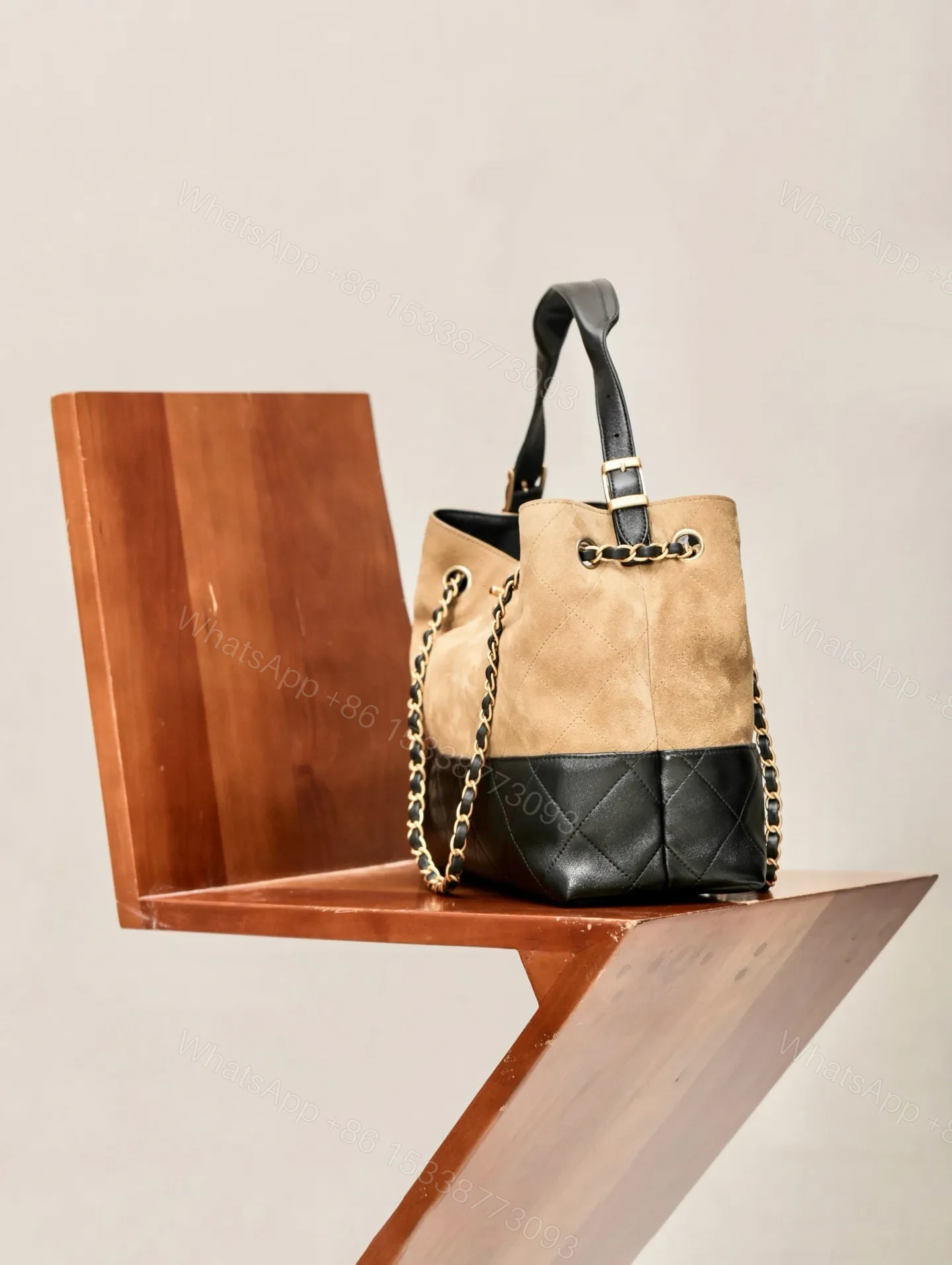 View 3 of Chanel Small Shopping Bag from the 2024/25 Métiers d’Art collection