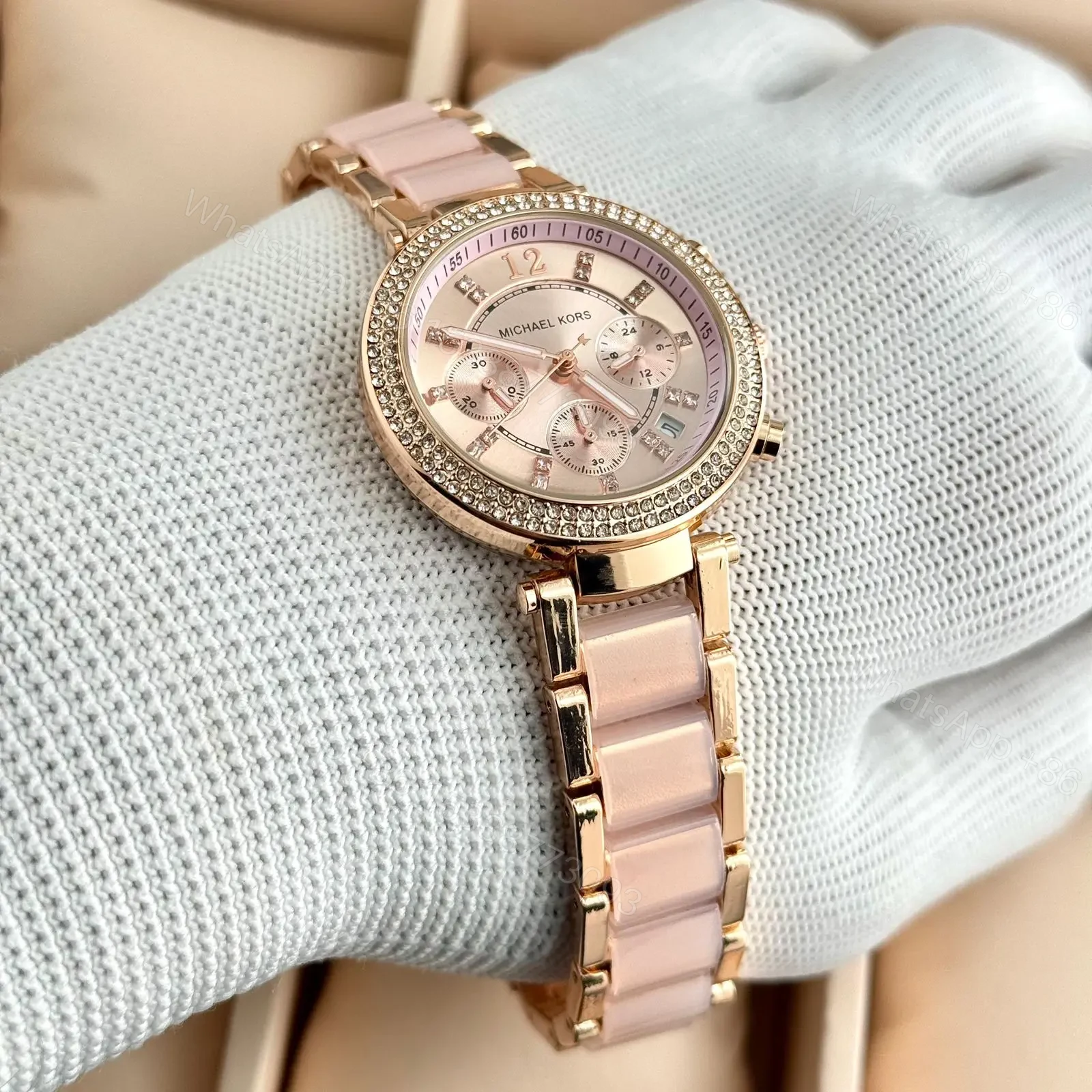 View 2 of ( MK5896 ) Rose Gold Tone Parker
