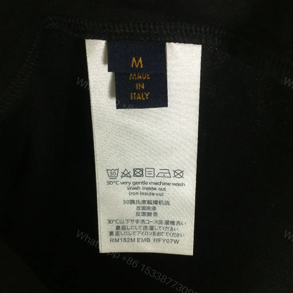 View 8 of Multicolor Monogram Knit Tee: Bold Luxury Street Style Top