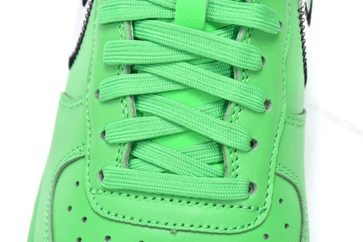 View 6 of OFF White X Air Force 1 Low Green DX1419-300