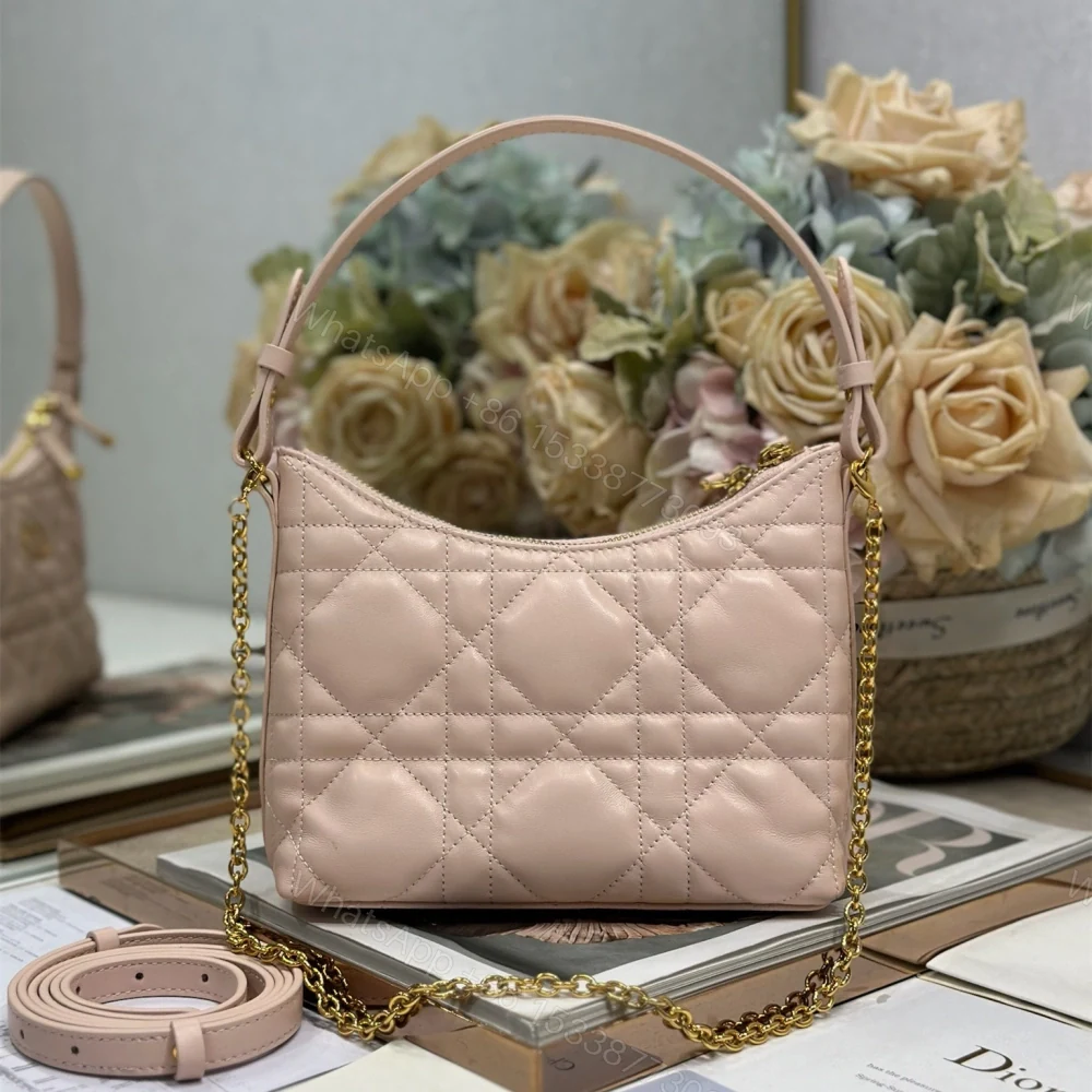 View 2 of 高仿Dior*MissCaro系列S5253M413小羊皮手提包Mini粉色免檢版