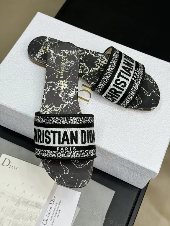 View 5 of Soft-Soled Luxe Slides + Dior-Branding â€” Everyday Comfort Slides