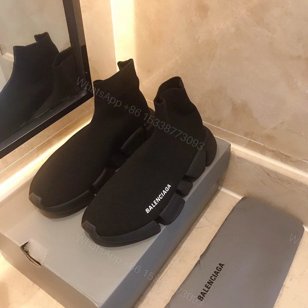 View 8 of BALENCIAGA SPEED 2020 TRAINER TRIPLE BLACK – BB52