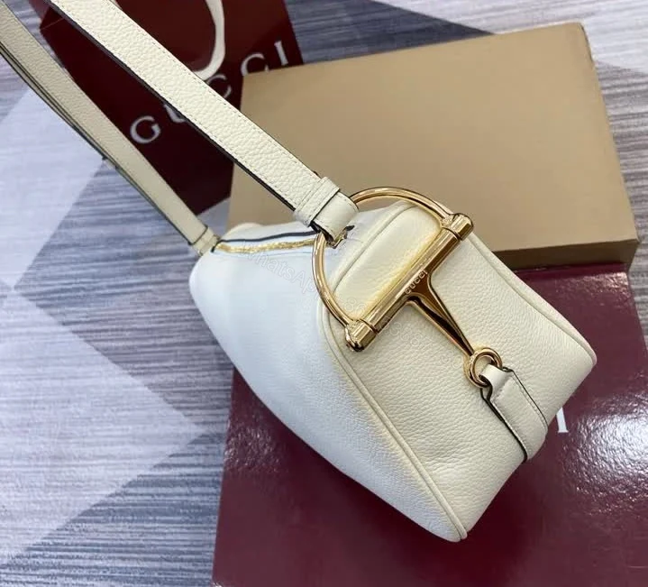 View 33 of Gucci Half Horsebit Medium Shoulder Bag TB5474