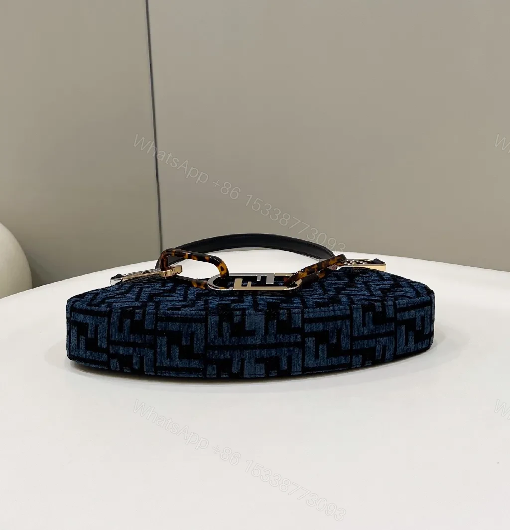View 6 of Monogram Jacquard Bag with Statement Hardware Delight