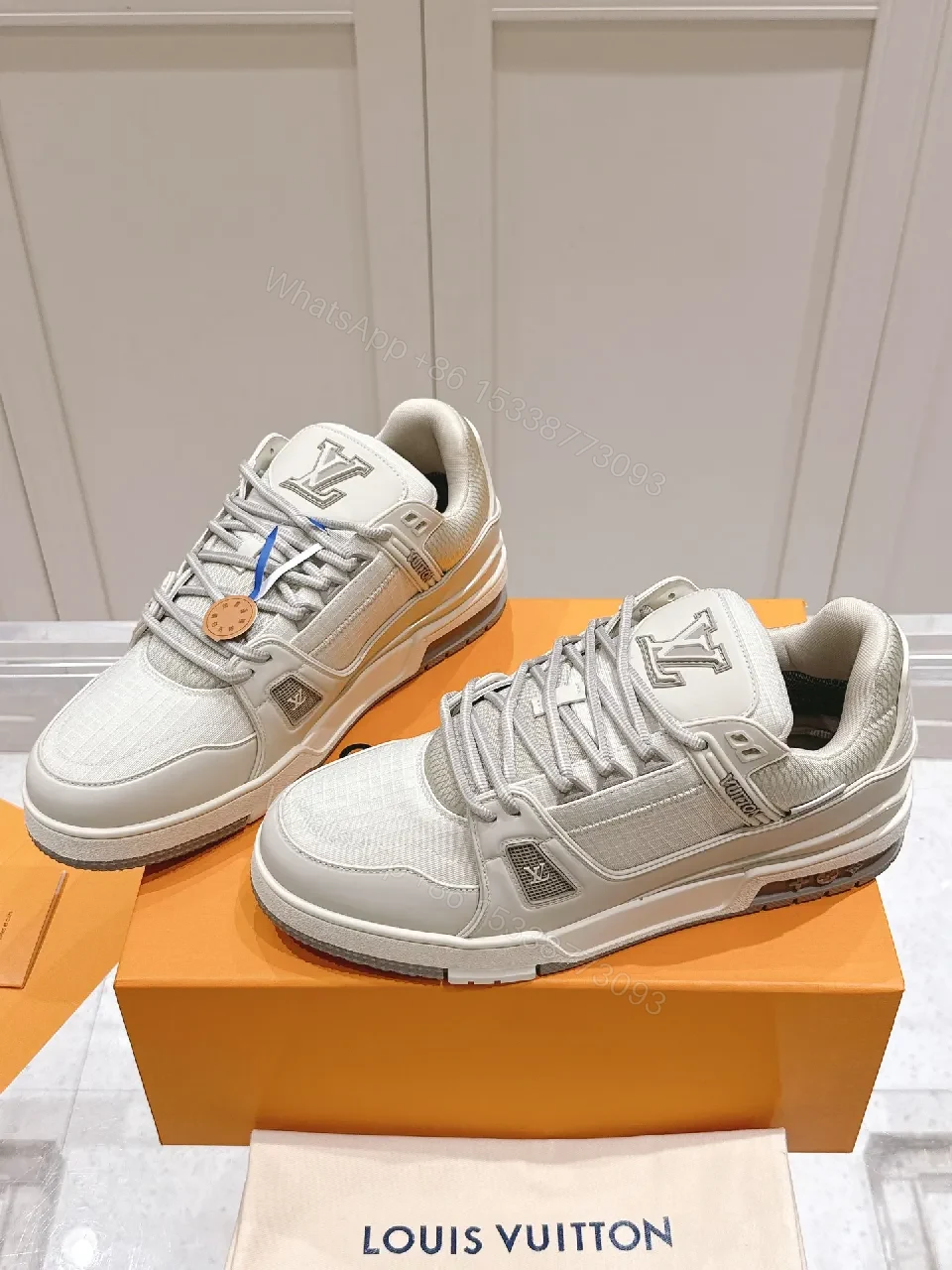 Crisp White Mesh Luxe High-Top Sneaker with Cushioned Comfort — view 1