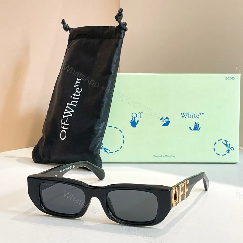 View 2 of Premium Off-White-Inspired Sunglasses: Bold, City-Ready Style