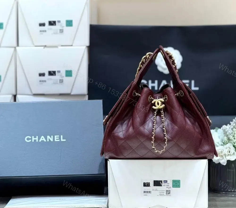 Chanel 25 Small Burgundy Gold Hardware — view 1