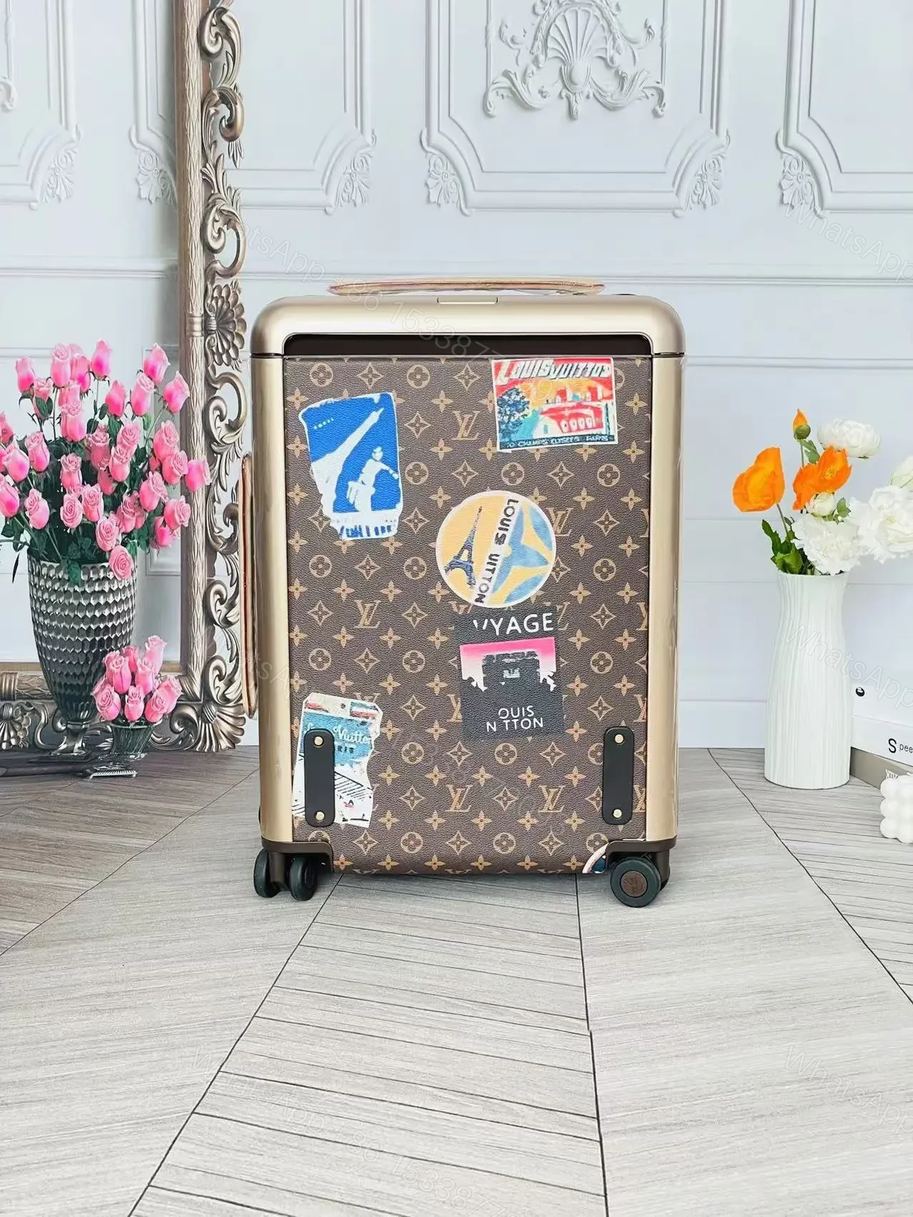 View 4 of Louis Vuitton Horizon 55 suitcase in Monogram Canvas
