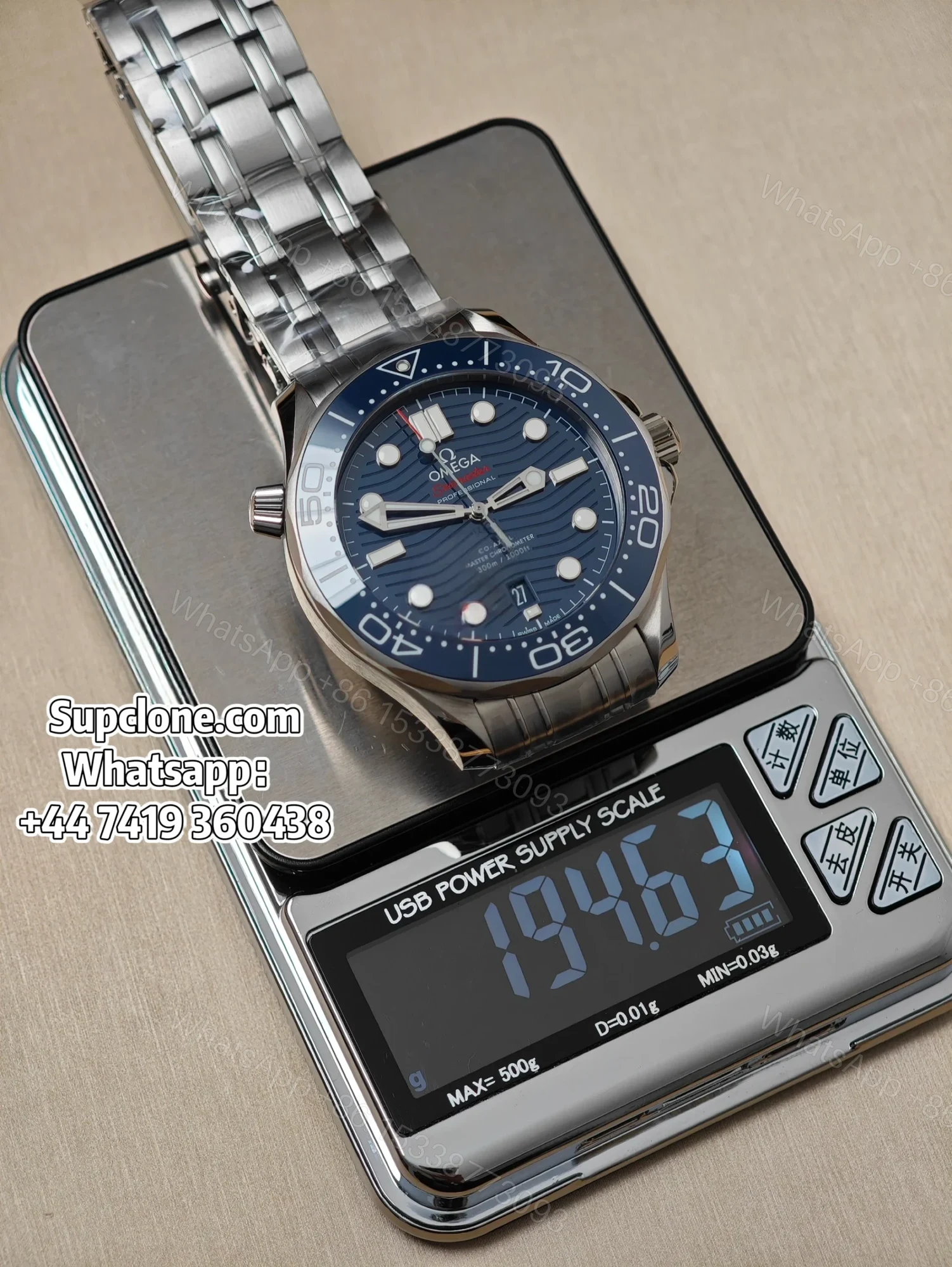 View 18 of OMEGA Super Clone Seamaster Diver 300M 210.30.42.20.03.001 42mm