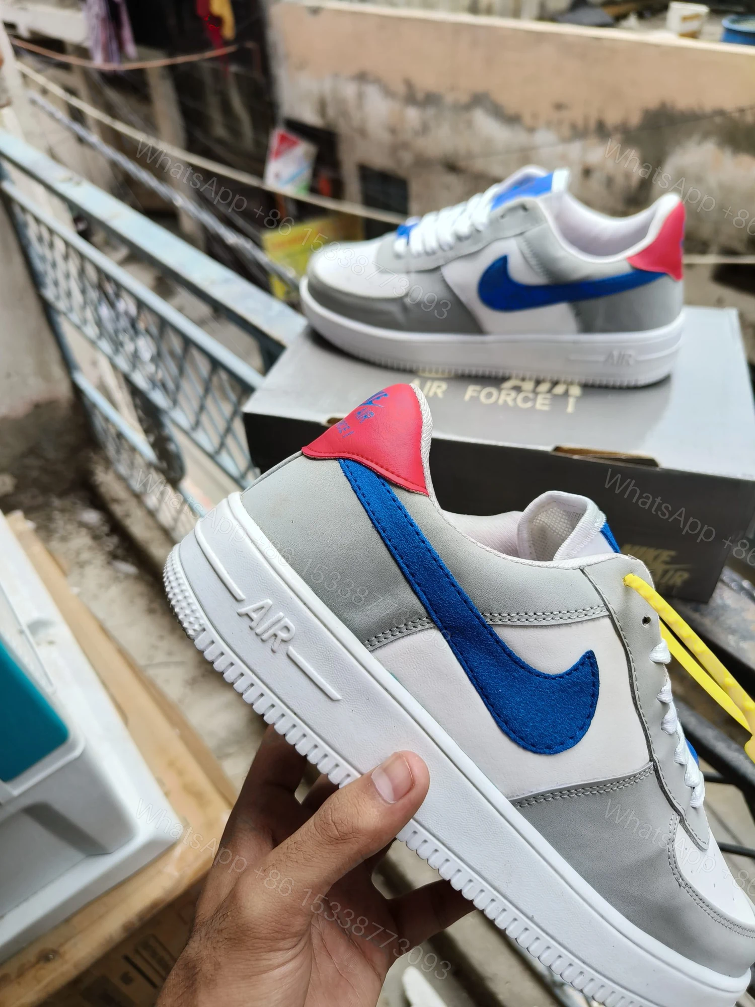 View 10 of BUY FIRST COPY NIKE AF1 UNDEFEATED HH PREMIUM LEATHER SNEAKERS ON SALE