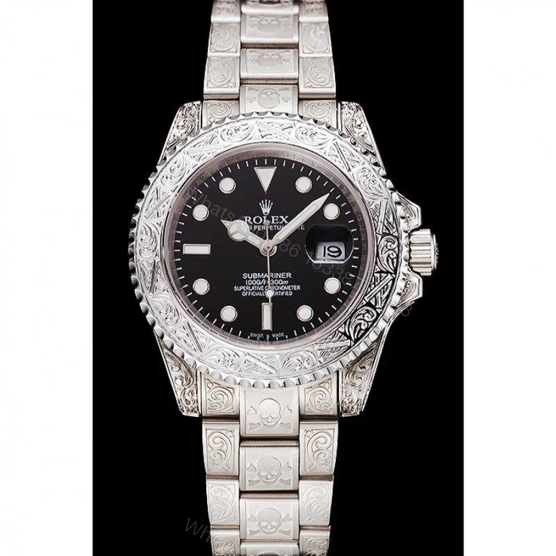 View 2 of Superclone Rolex Submariner Black Dial 1454093