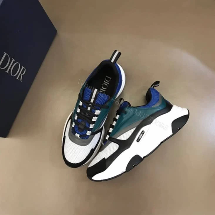 View 5 of B22 SNEAKER TECHNICAL MESH WITH AND CALFSKIN – CD106