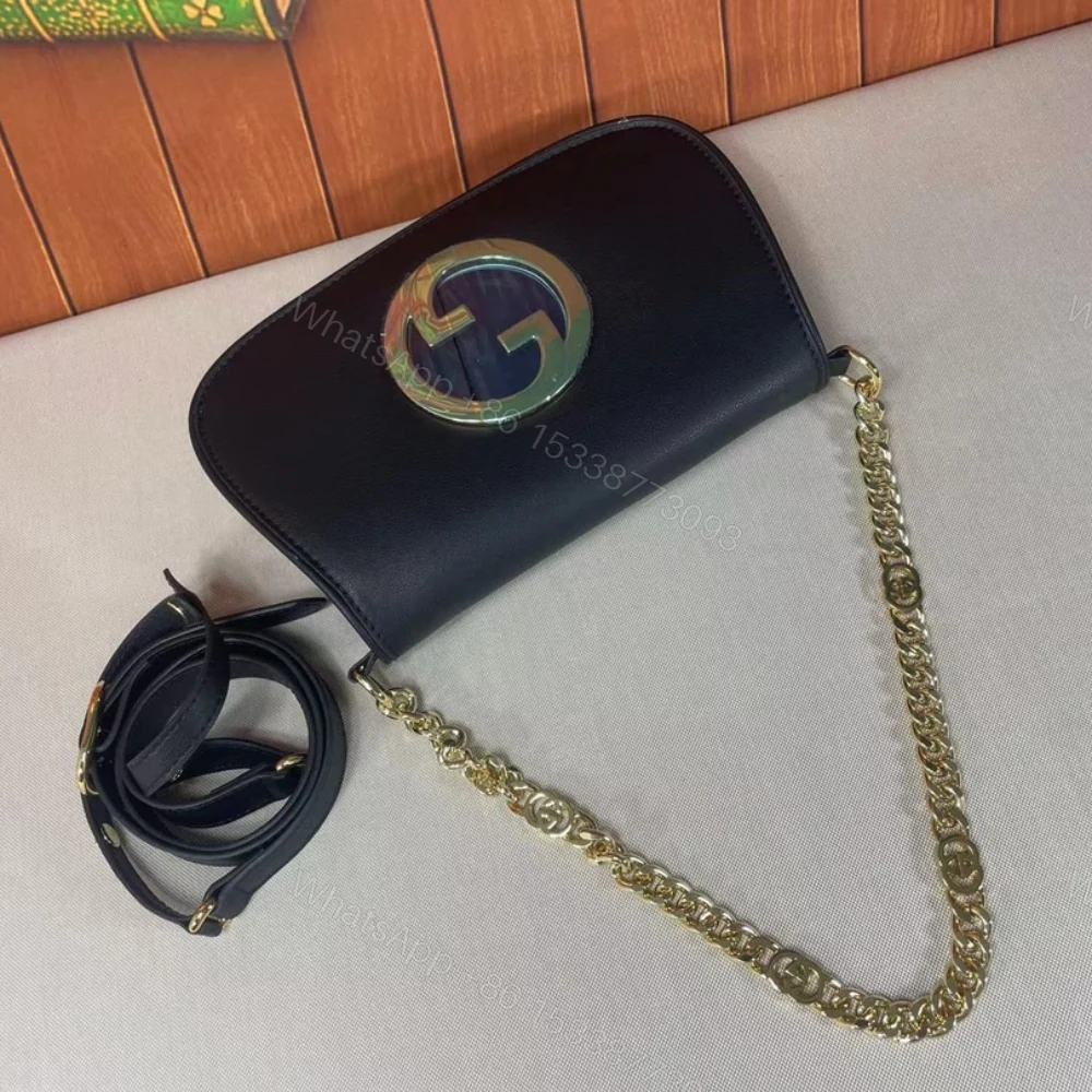View 4 of Gucci Blondie Shoulder Bag Black 28Cm 699268 UXX0G 1000