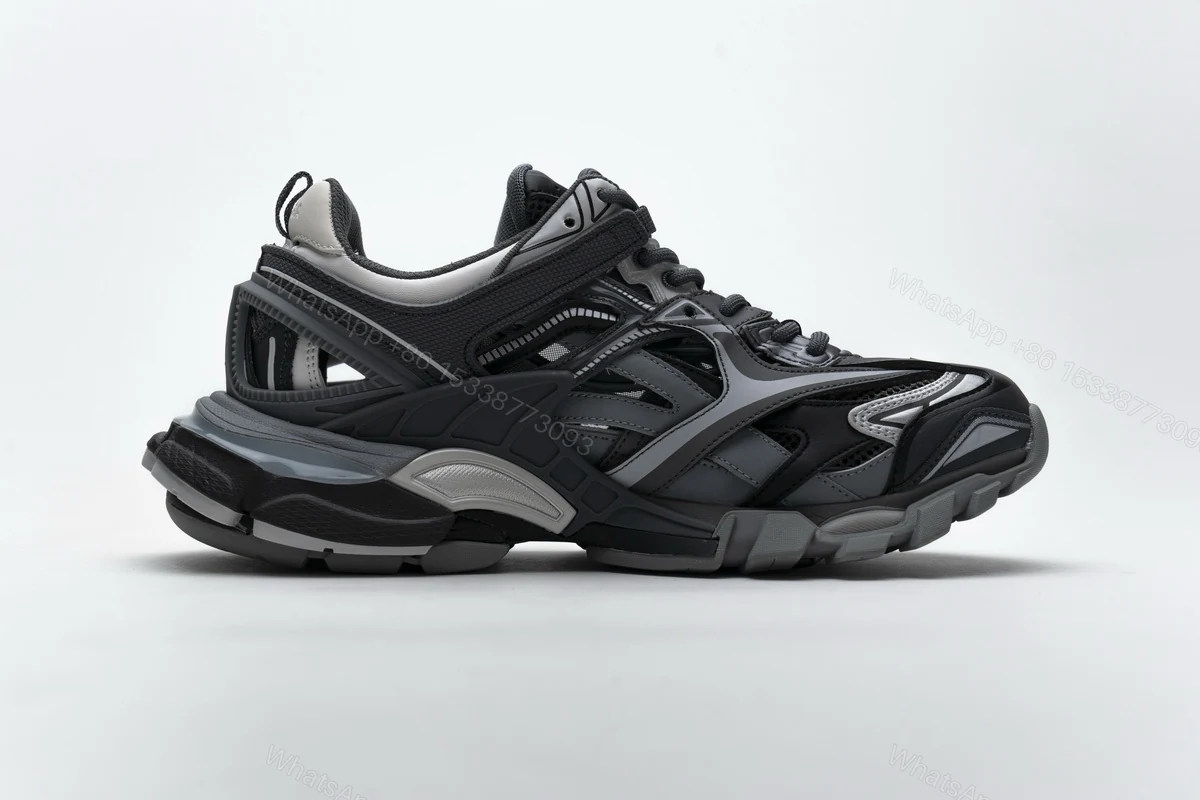 View 2 of Balenciaga Track 2 Sneaker Medium Grey 570391 W2GN3 1285