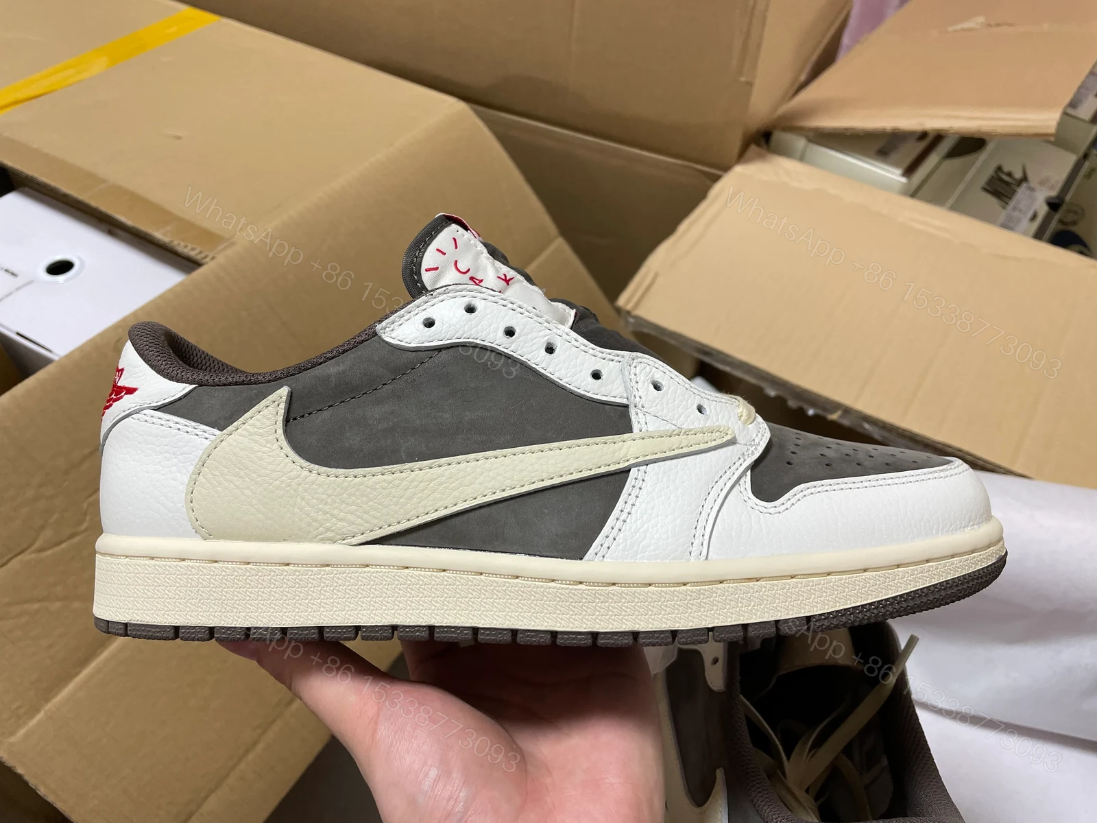 Jordan 1 Retro Low OG SP Travis Scott Reverse Mocha — view 1