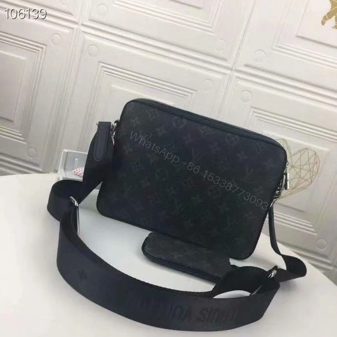 View 9 of Louis Vuitton Bags Louis Vuitton Shoulder Bag Monogram Eclipse Trio M69443