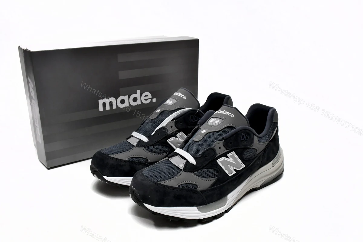 New Balance 992 Navy Grey M992GG — view 2