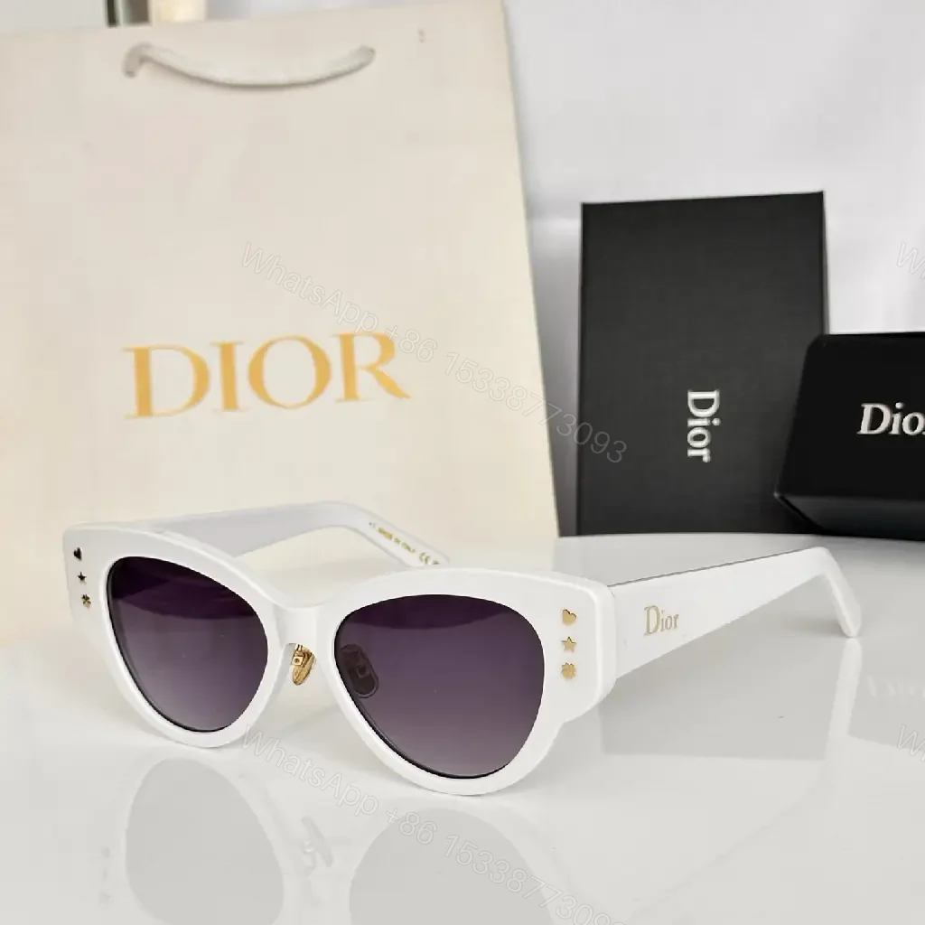 View 4 of Chic Cat-Eye Sunglasses: Patterned Lens, Gold Accents, UV400