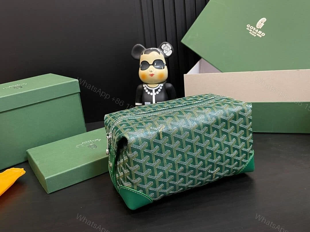 View 2 of GOYARD BOWLING 25 TOILETRY BAG GREEN 23CM BOWLIN025TY09CL09P