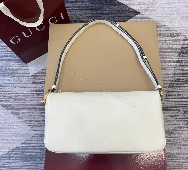 View 5 of Gucci Half Horsebit Medium Shoulder Bag TB5474