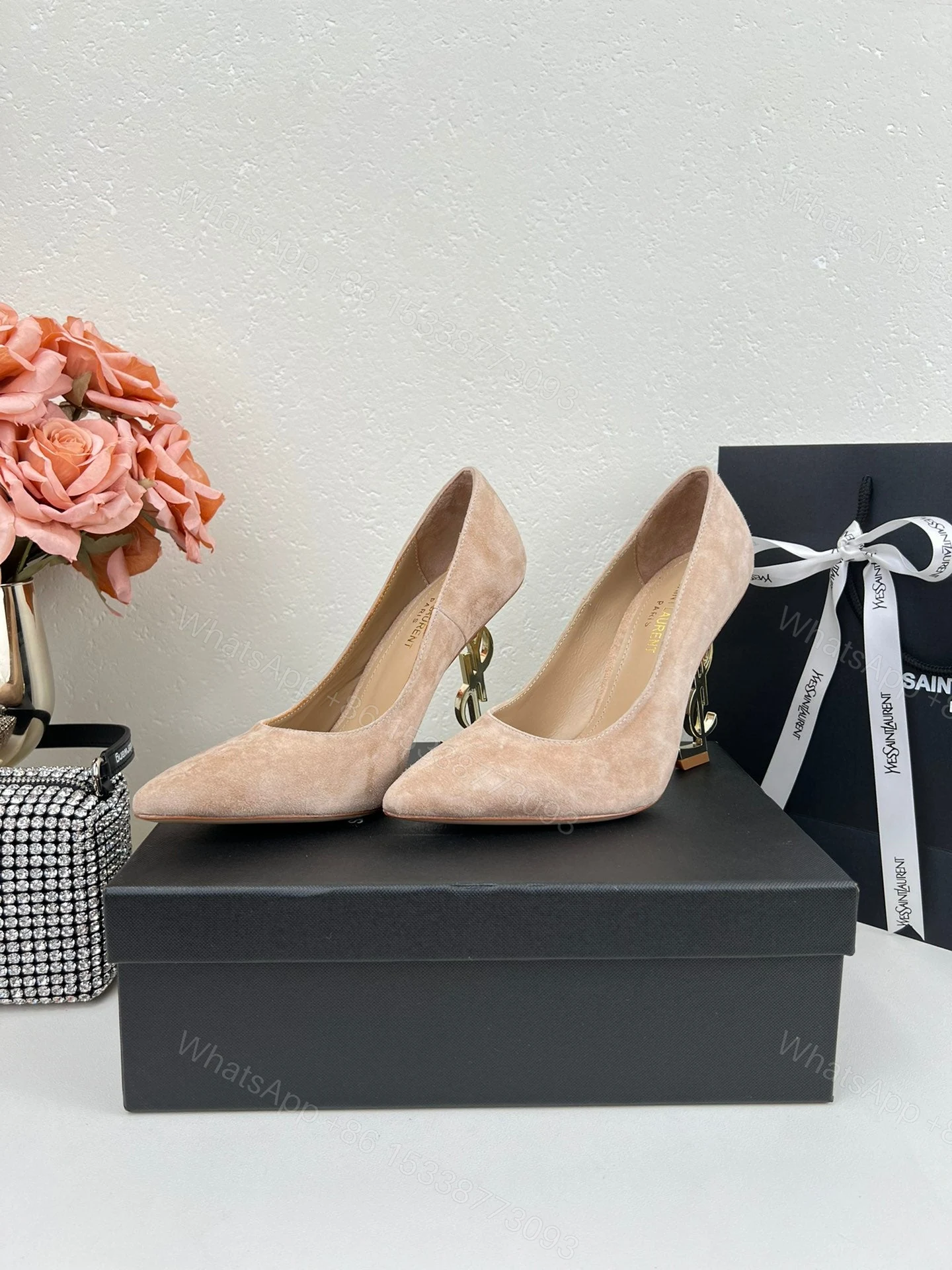View 4 of Designer YSL High Heel Shoes 010