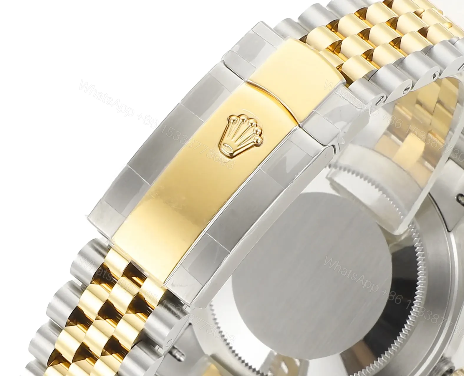 View 9 of Rolex Datejust 41 Rolesor Yellow Fluted Jubilee MOP – Diamond 126333-0018