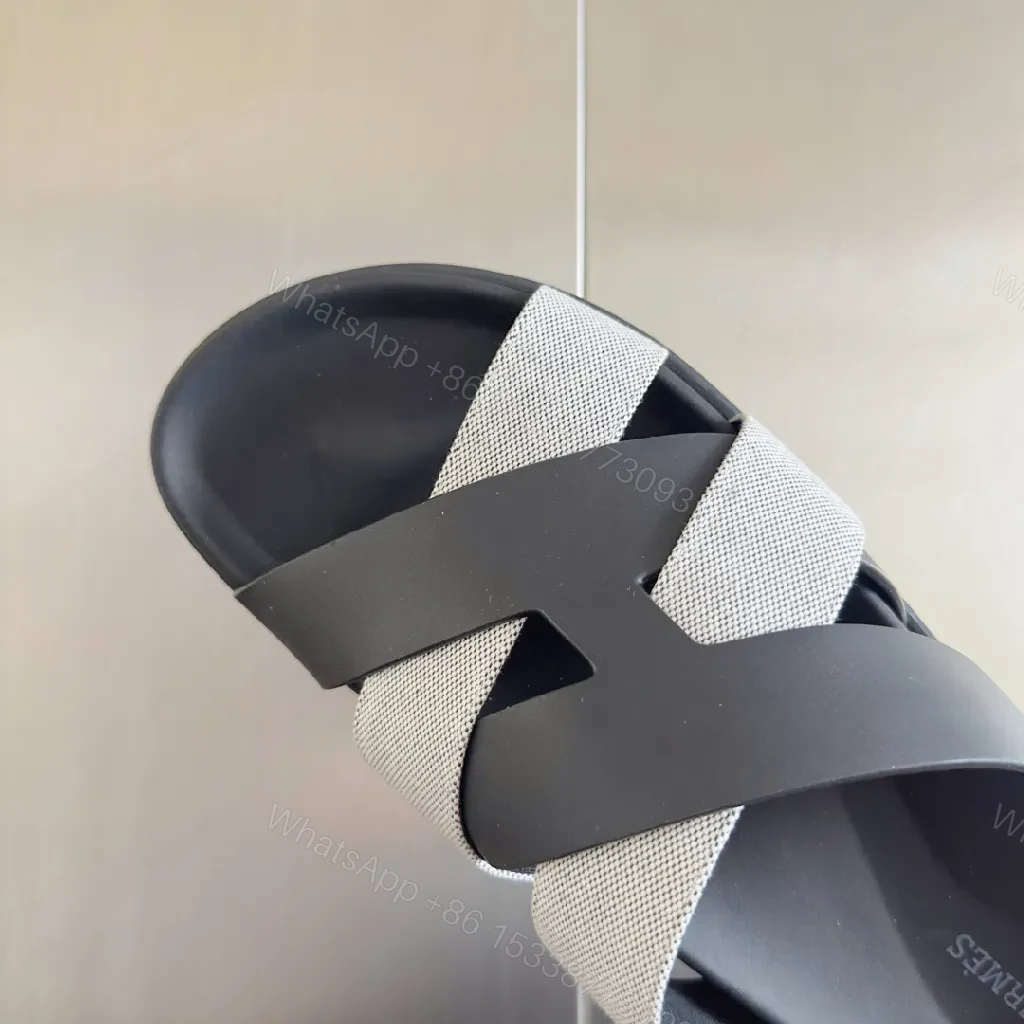 View 2 of Textured Straps Sandals: Sleek Comfort Luxury Sandals