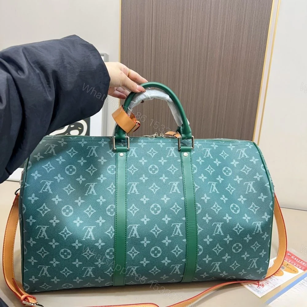 View 6 of Louis Vuitton Keepall Bandoulière Epicea Green 50Cm M26866