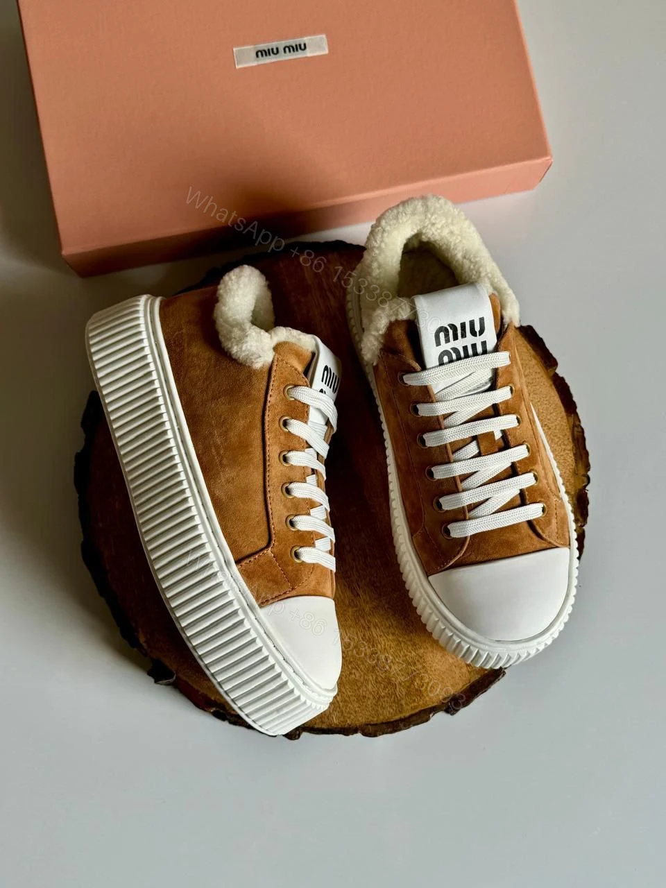 View 4 of MIU MIU Skateboard Shoes Women’s Low