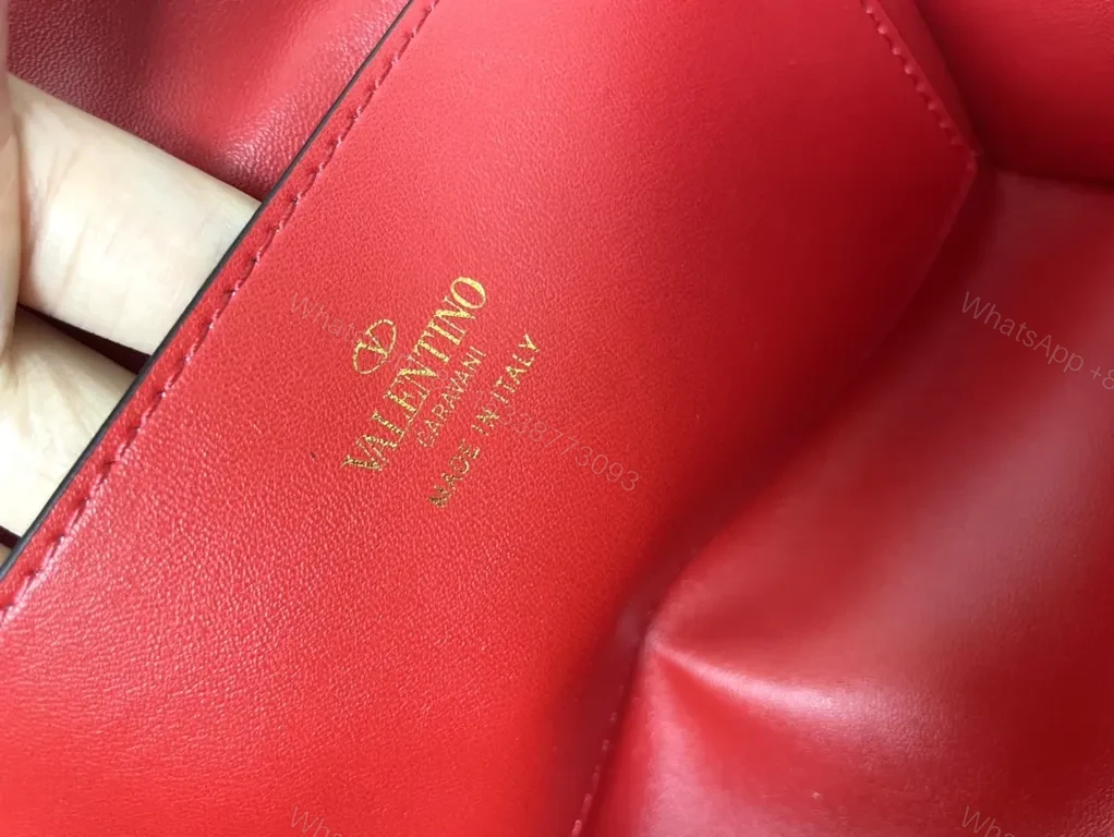 View 9 of Chic Pink Rockstud Mini Bag: Compact Luxury Handbag