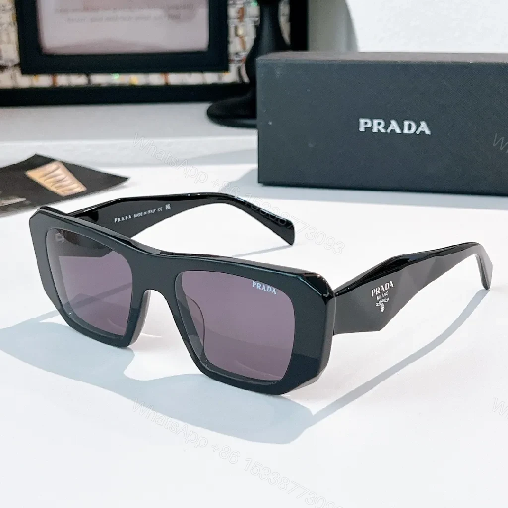 View 4 of Bold Black Acetate Frames with Pink Lenses Sunglasses