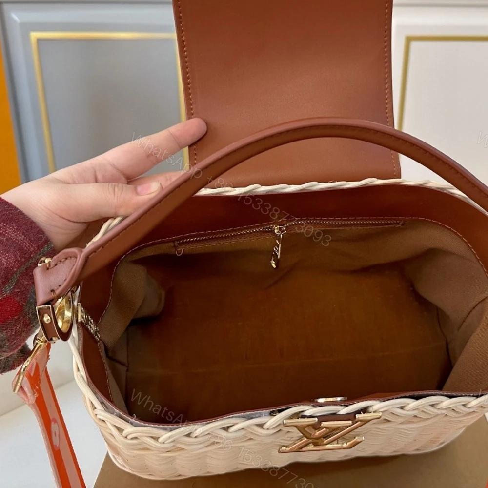 View 5 of Louis Vuitton Capucines BB Tan Brown 26Cm M11617