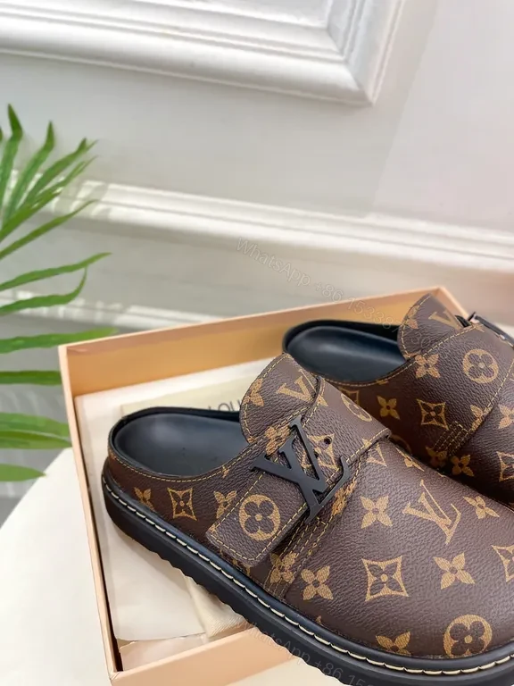 View 9 of Brown Monogram Loafers â€” Premium Patterned, Cushioned Comfort
