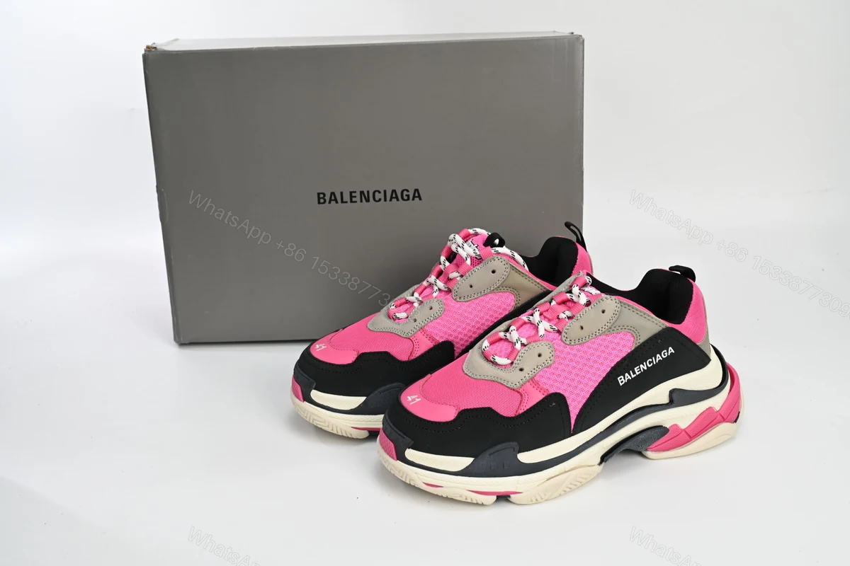 View 2 of Balenciaga Triple S Pink 541624 W09E1 1708