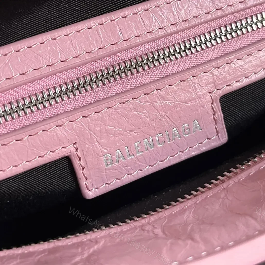 View 15 of 高仿Balenciaga*NeoCagole系列機車包粉色