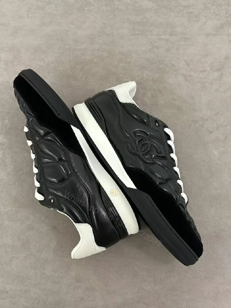 View 4 of Quilted Leather Sneakers: Luxe Yet Everyday Comfort